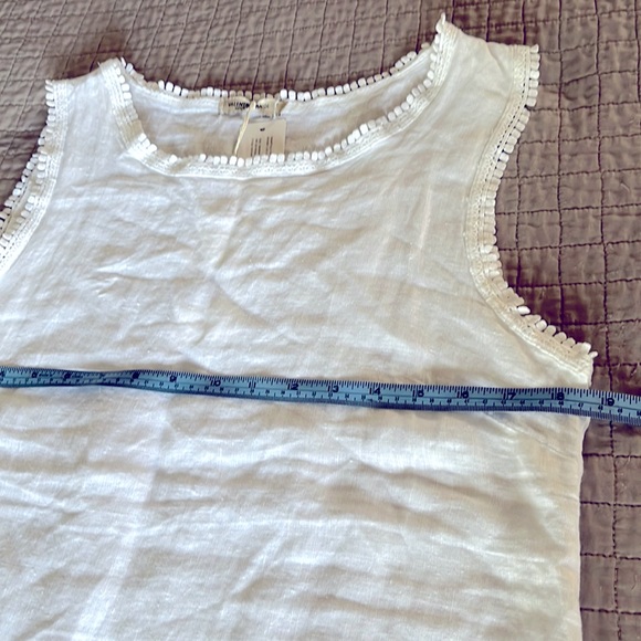 Valentina Naldi Linen White Top - Picture 6 of 6